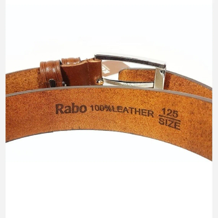 کمربند مردانه مجلسی و اسپرت رابو پهنای 35 میلیمتر مشکی