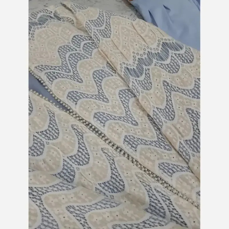 کت و شلوار مجلسی زنانه جنس گیپور دانتل و شلوار مازراتی رنگبندی سایزبندی