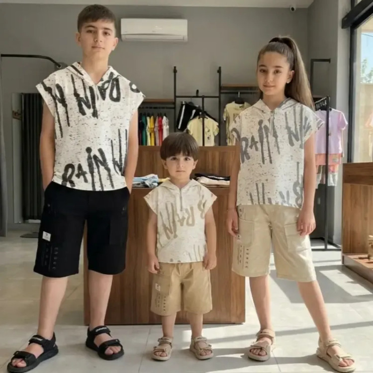 وست کلاهدار بچگانه و زنانه پنبه ترک تابستانه نازک 3 تا 14 سال